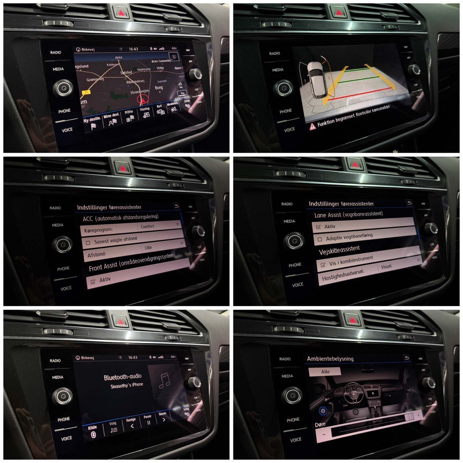 Grå VW Tiguan Allspace fra 2018
