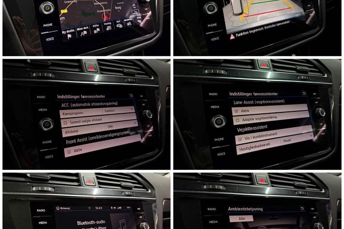 Grå VW Tiguan Allspace fra 2018