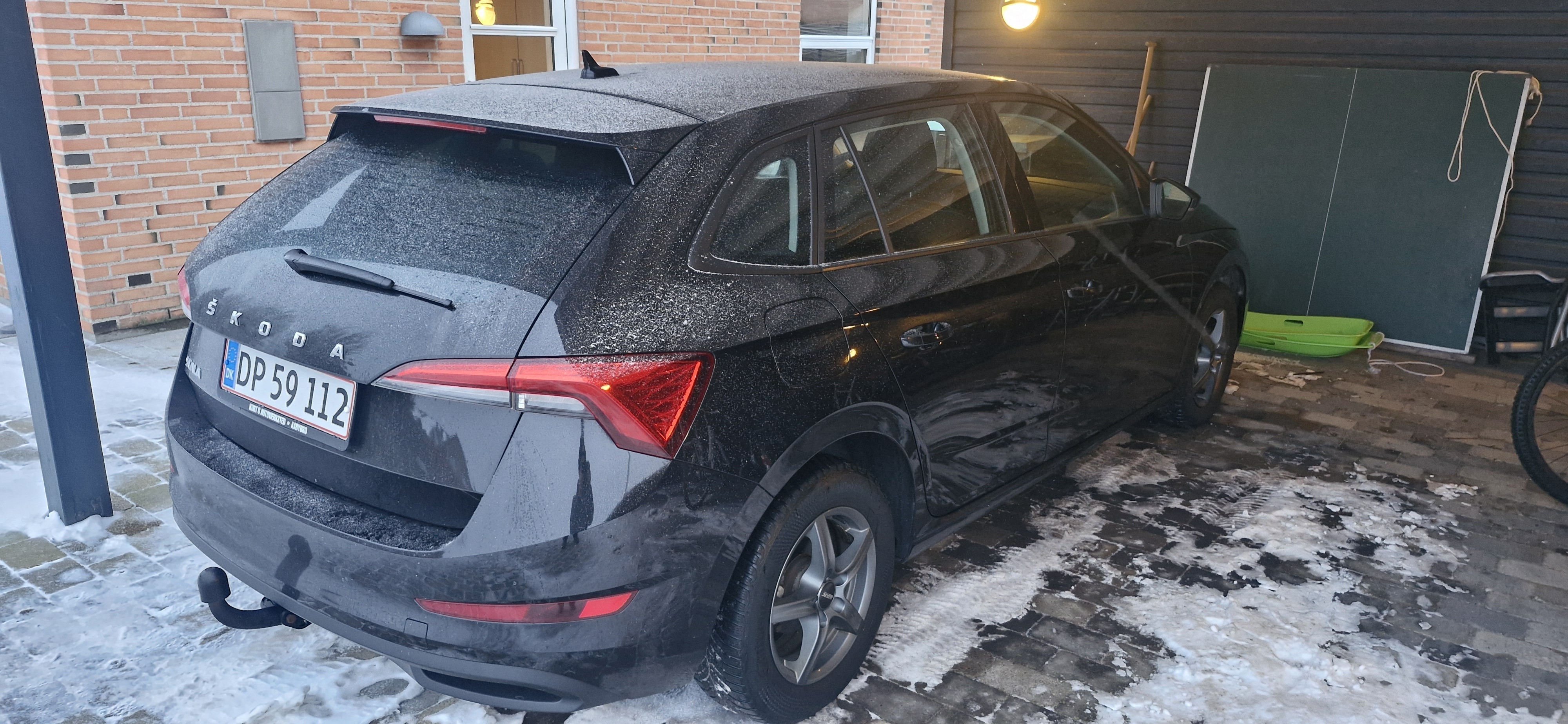 Sort Skoda Scala fra 2021
