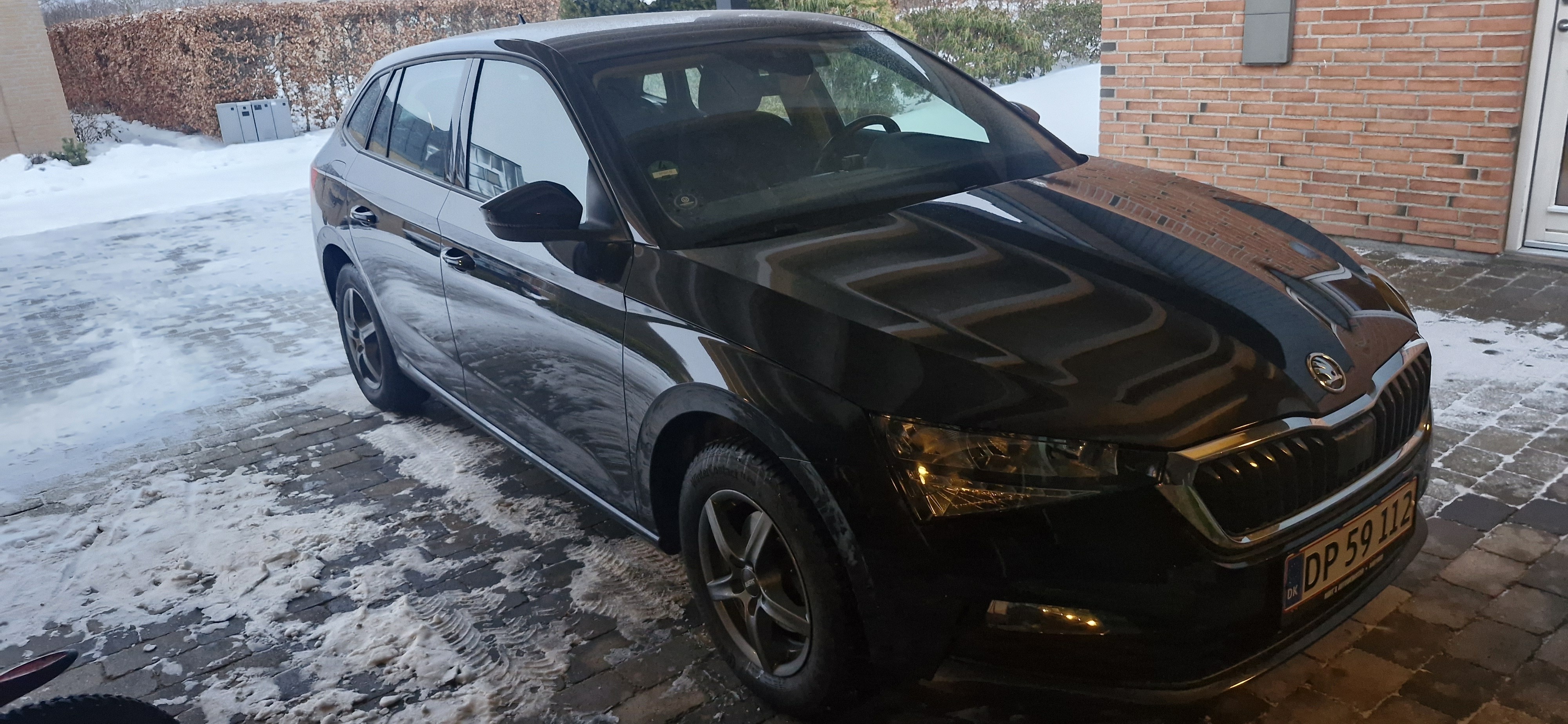 Sort Skoda Scala fra 2021