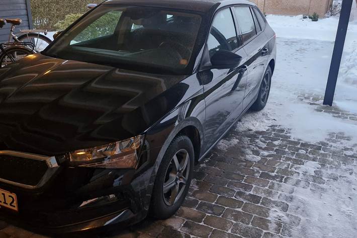 Sort Skoda Scala fra 2021