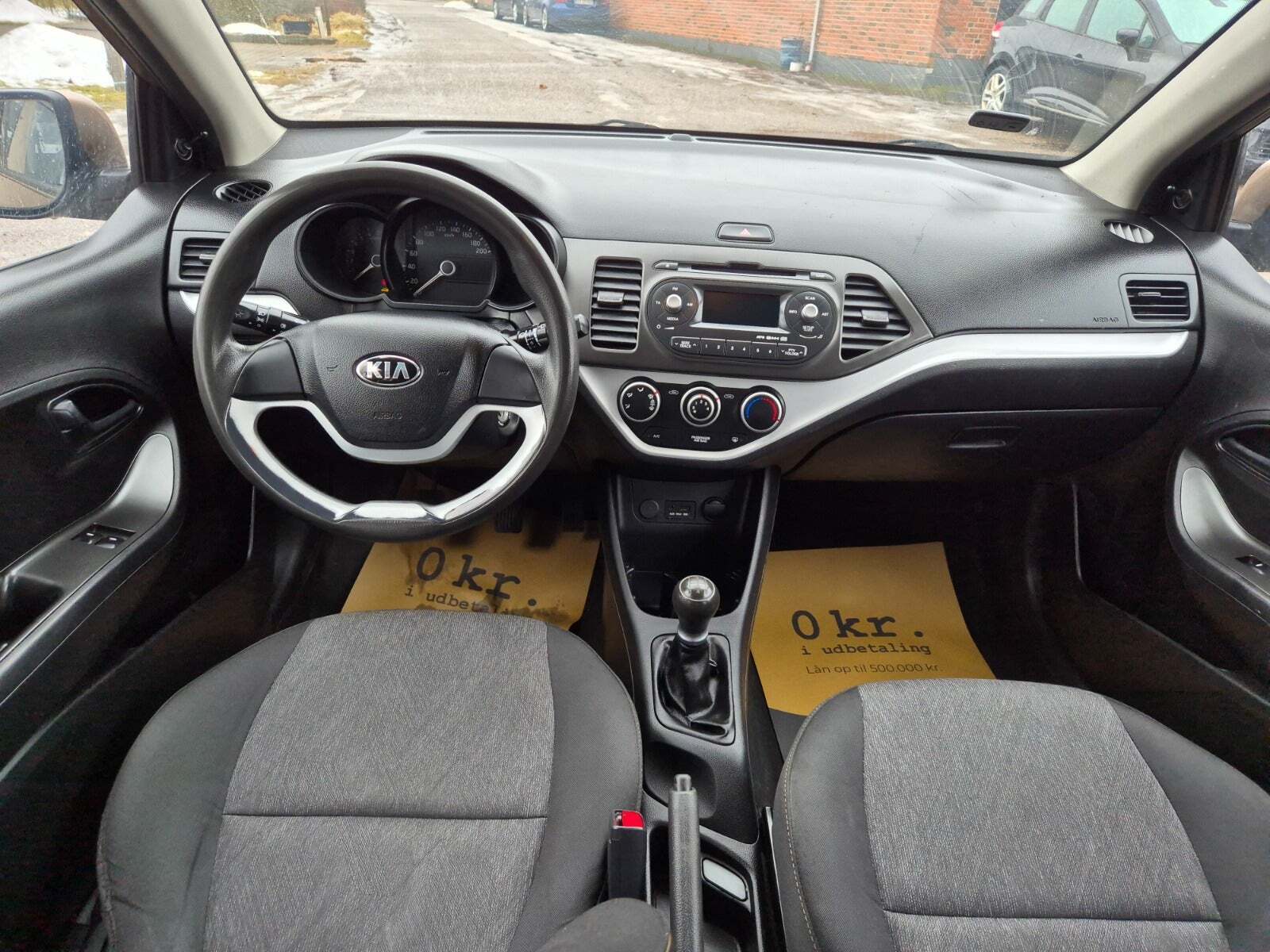 Grøn Kia Picanto fra 2013