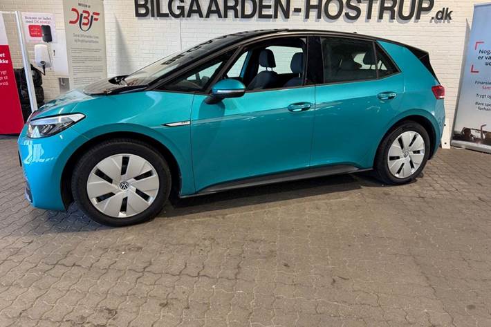 Blå VW ID.3 fra 2021