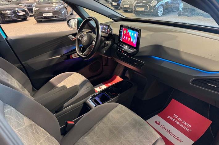 Blå VW ID.3 fra 2021
