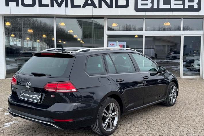 Sort VW Golf VII fra 2017