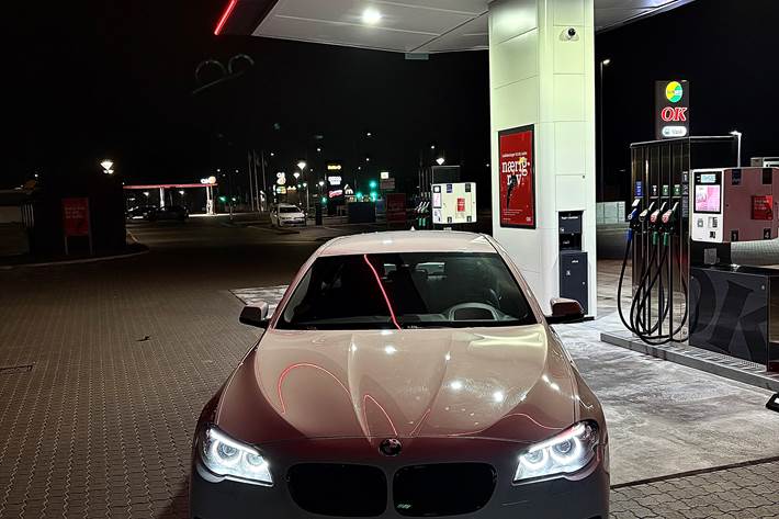 Hvid BMW 501 fra 2013