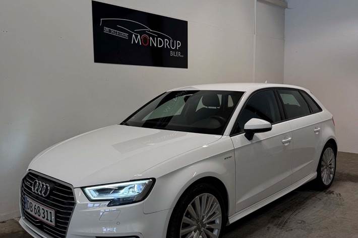 Hvid Audi A3 fra 2017