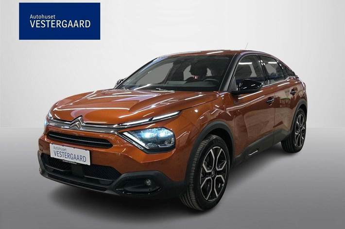 Orange Citroën ë-C4 fra 2022 set udefra
