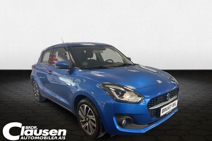 Blå Suzuki Swift fra 2022 set udefra