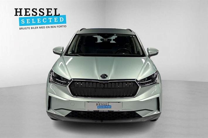 Blå Skoda Enyaq fra 2022