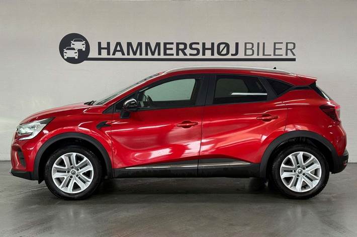 Rød Renault Captur fra 2020