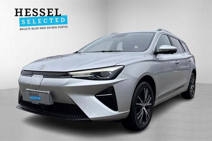 Grå MG 5 fra 2023 set udefra