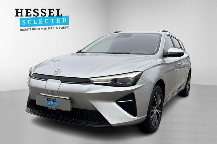 Grå MG 5 fra 2022 set udefra