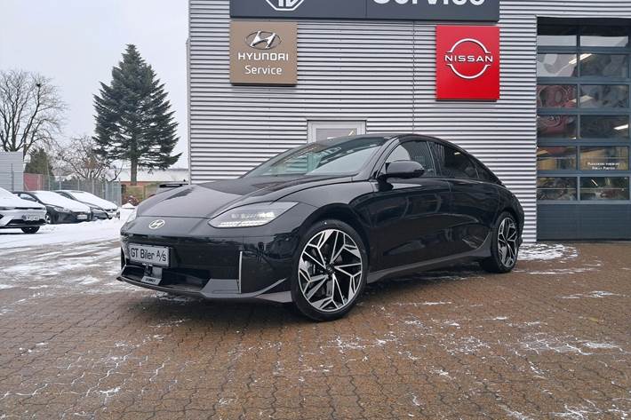 Sort Hyundai Ioniq 6 fra 2025 set udefra