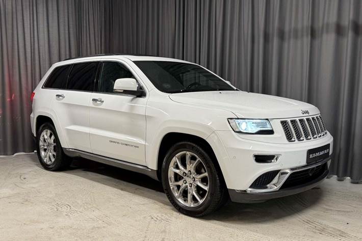 Hvid Jeep Grand Cherokee fra 2015