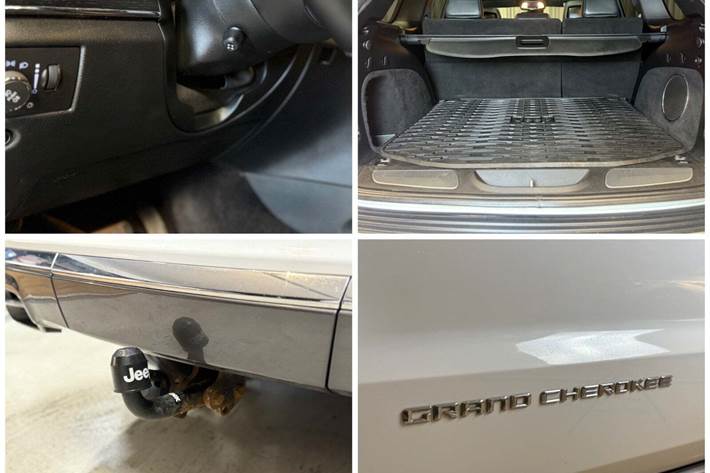 Hvid Jeep Grand Cherokee fra 2015