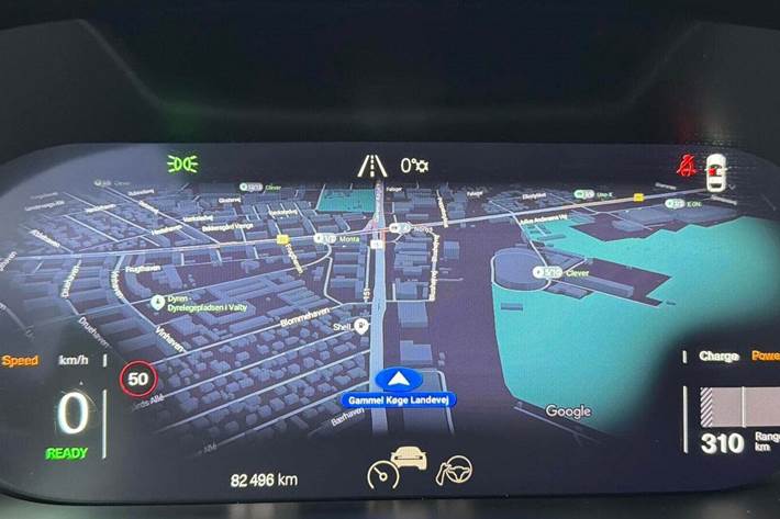 Beige Polestar 2 fra 2021