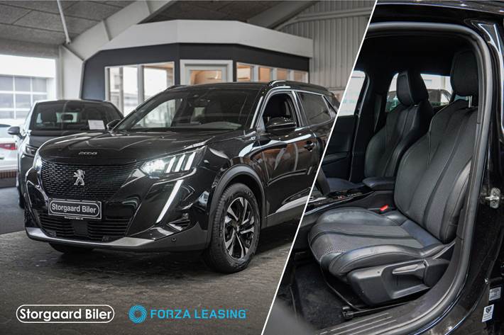 Sort Peugeot e-2008 fra 2022