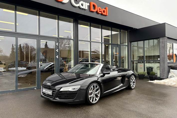 Sort Audi R8 fra 2014