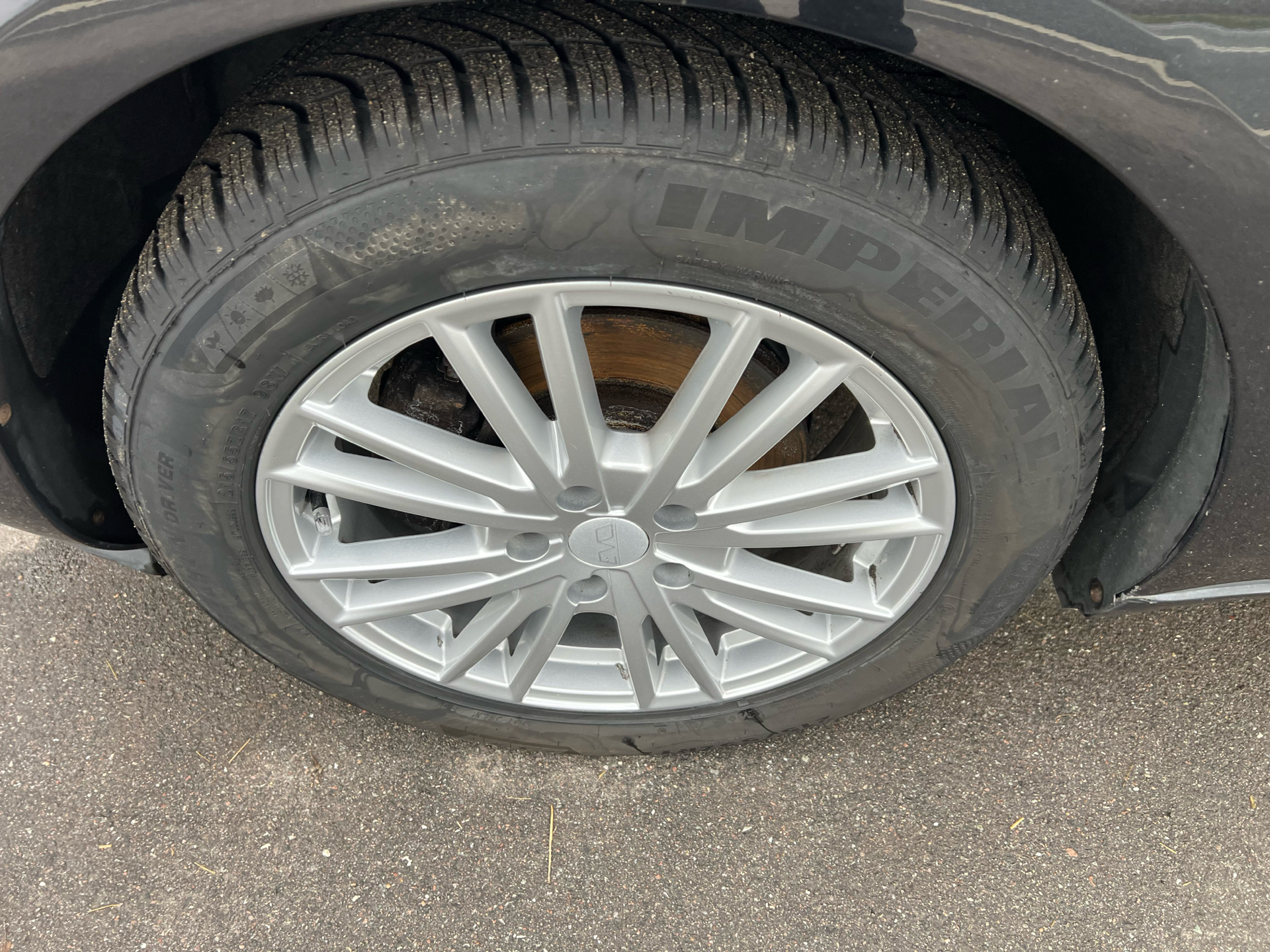 Sort Opel Zafira fra 2015