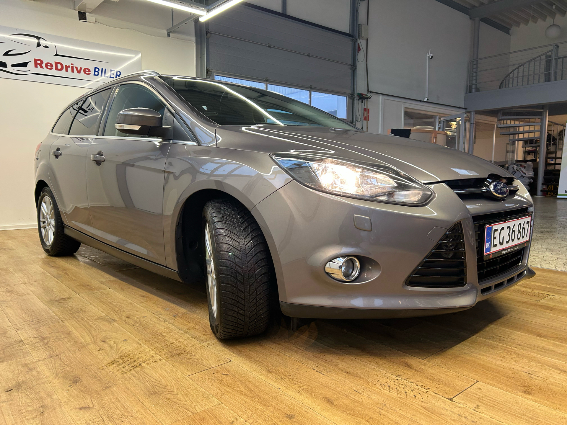 Sort Ford Focus fra 2012