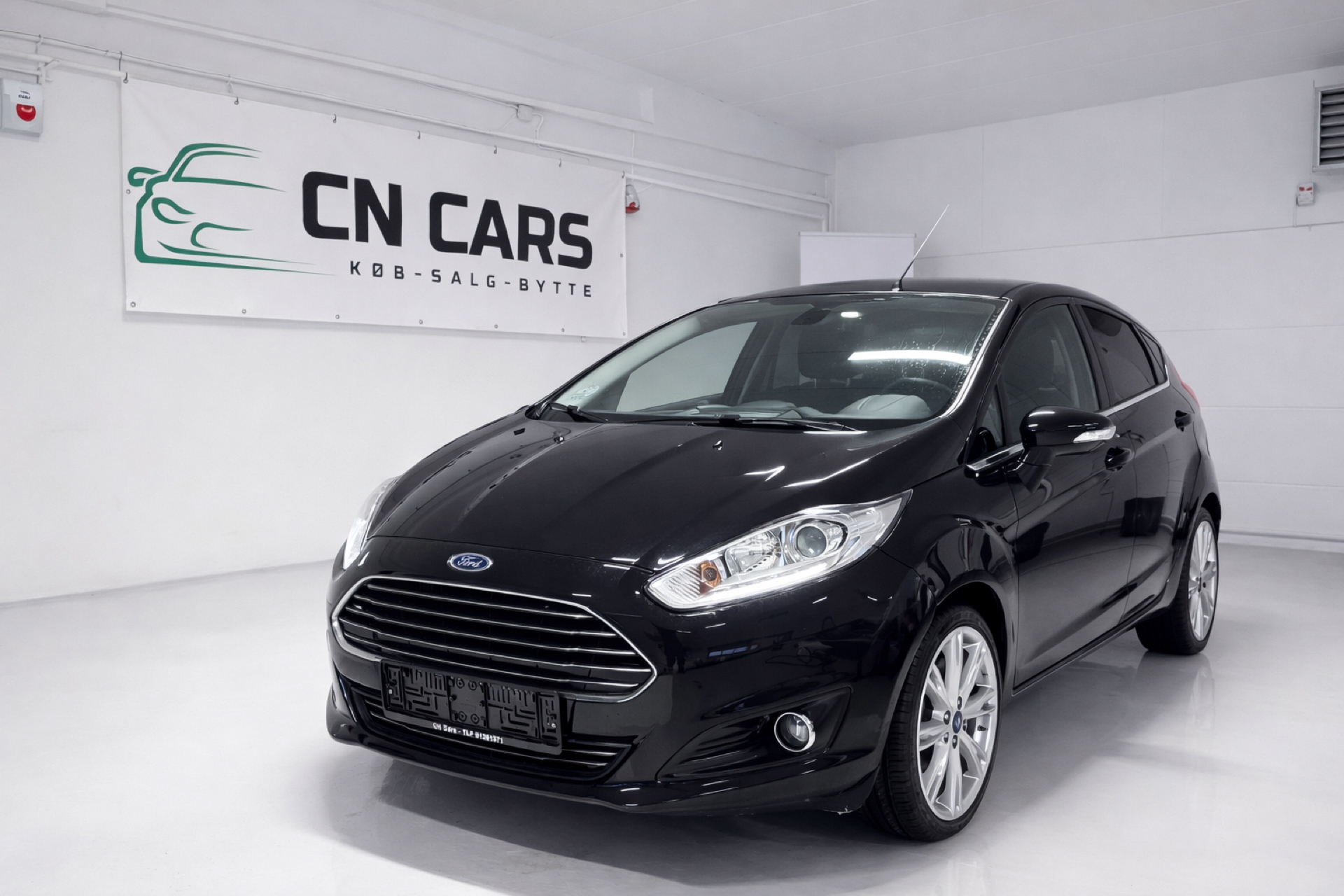 Sort Ford Fiesta fra 2015