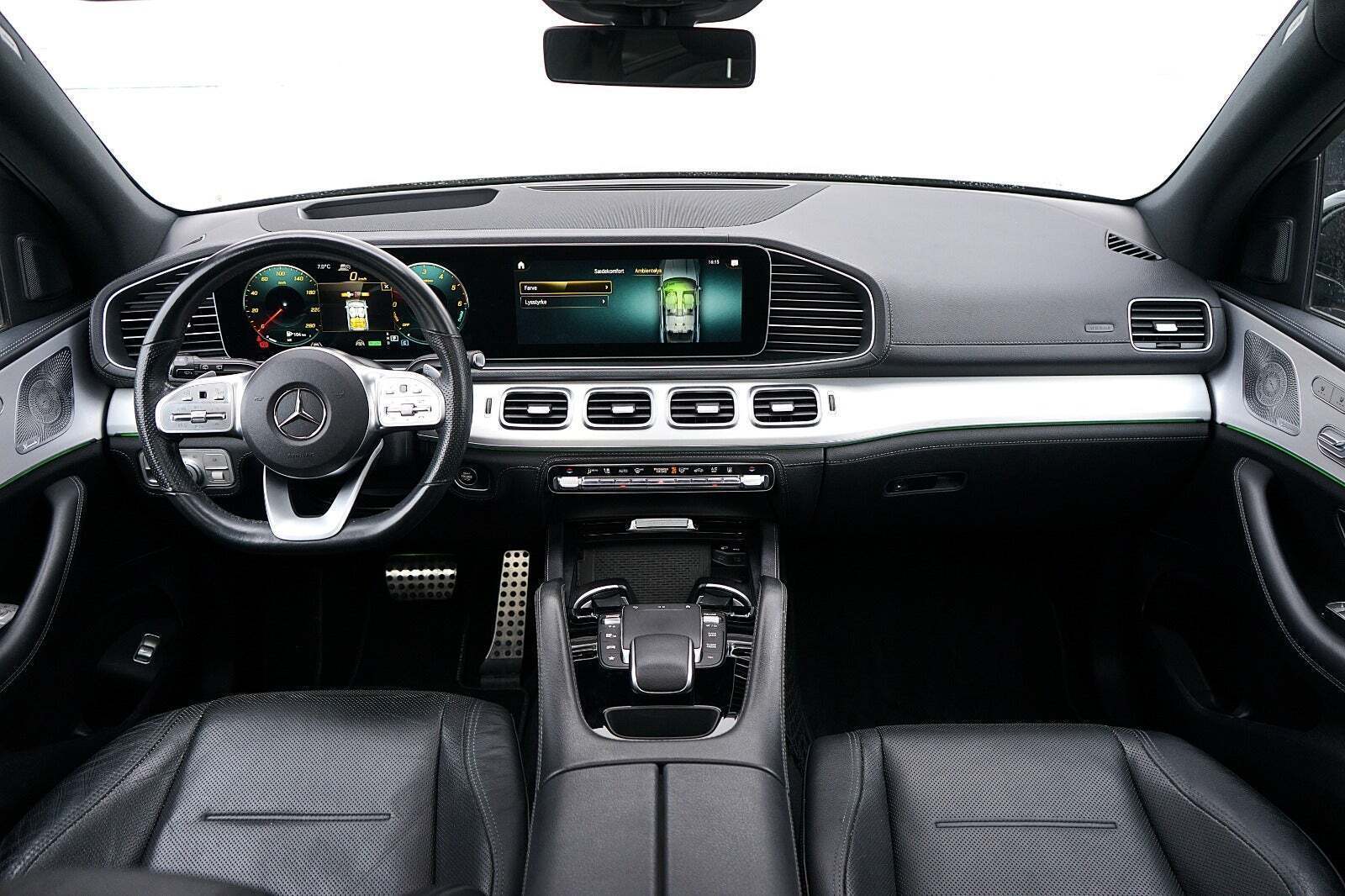 Sort Mercedes GLE350 de fra 2020