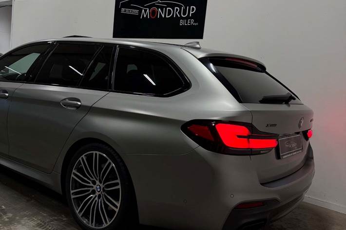 Sølv BMW M550d fra 2018