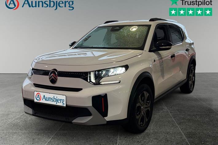 Hvid Citroën e-C3 Aircross fra 2025 set udefra