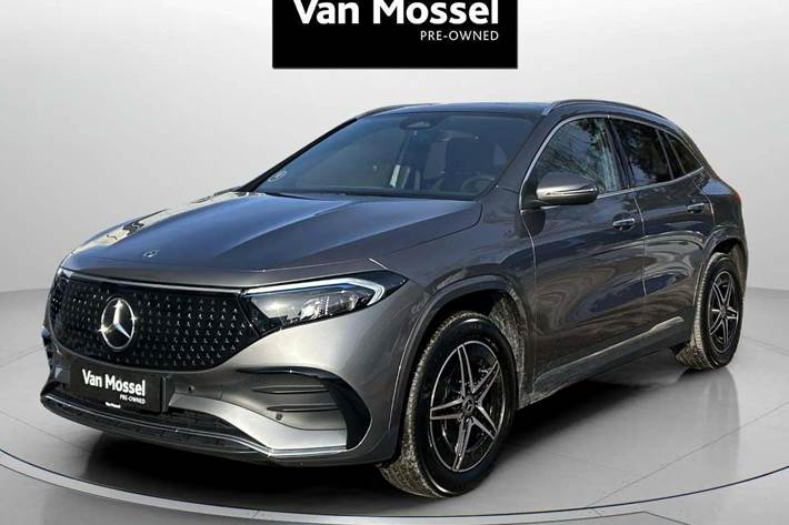 Grå Mercedes EQA250+ fra 2025 set udefra