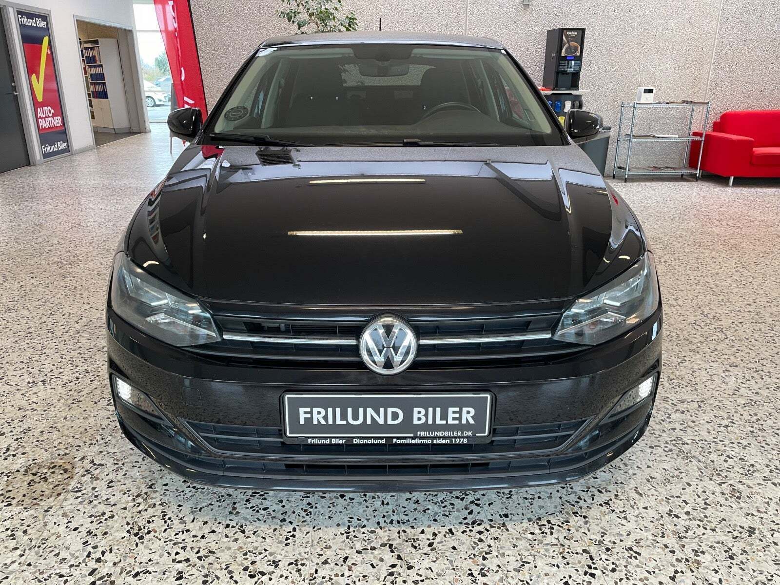 Sort VW Polo fra 2018