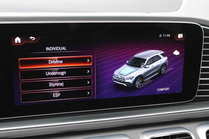 Sort Mercedes GLE350 de fra 2022