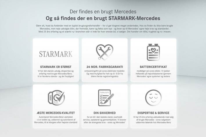 Sølv Mercedes EQE350 fra 2024