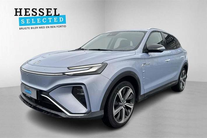 Blå MG Marvel R fra 2022 set udefra