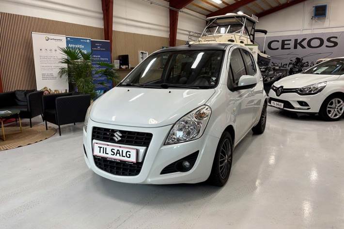 Hvid Suzuki Splash fra 2012