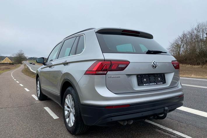 Sølv VW Tiguan fra 2019