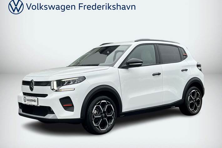 Hvid Citroën ë-C3 fra 2025 set udefra