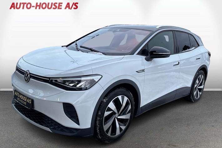 Hvid VW ID.4 fra 2021 set udefra