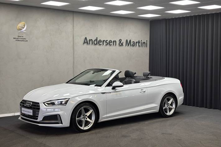 Hvid Audi A5 fra 2017