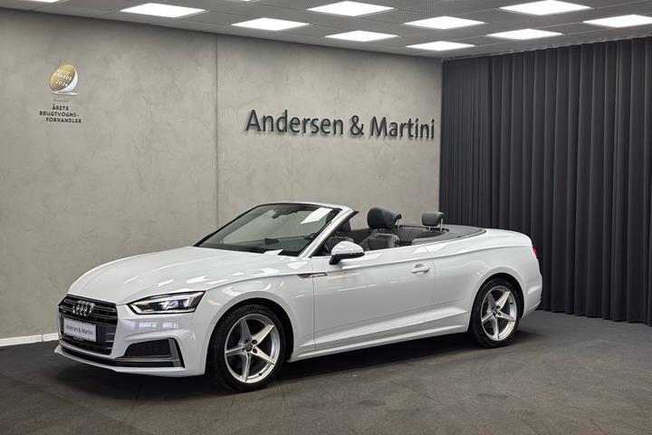 Hvid Audi A5 fra 2017