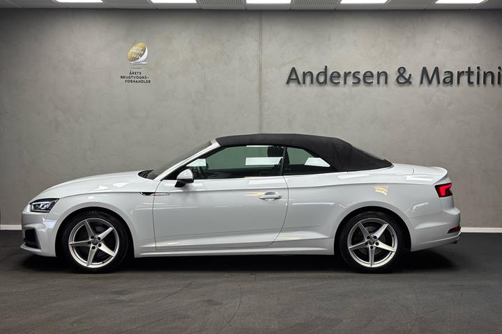 Hvid Audi A5 fra 2017