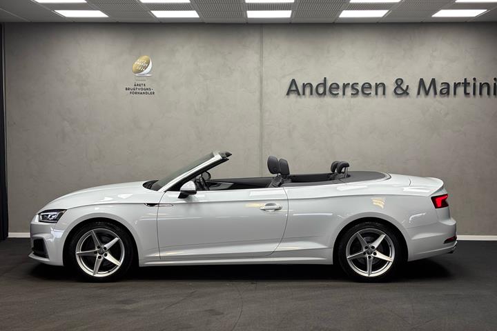 Hvid Audi A5 fra 2017