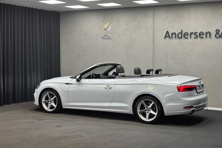 Hvid Audi A5 fra 2017