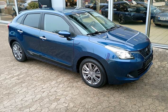 Blå Suzuki Baleno fra 2019