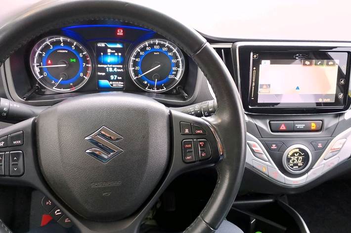 Blå Suzuki Baleno fra 2019