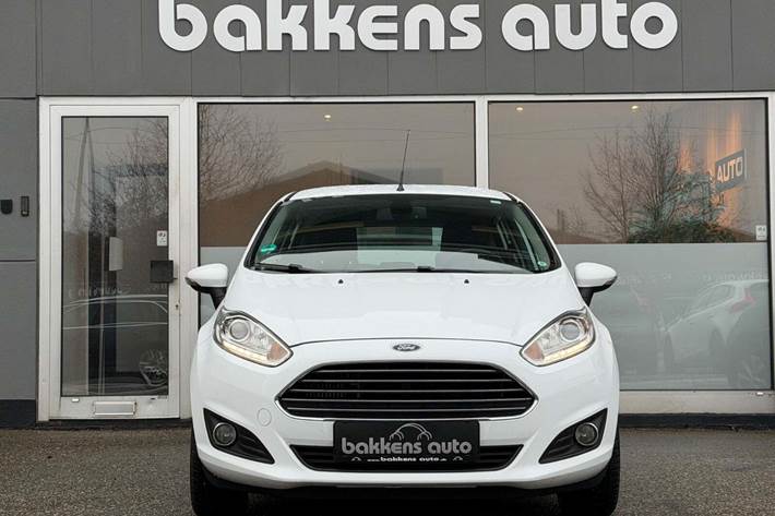 Hvid Ford Fiesta fra 2013