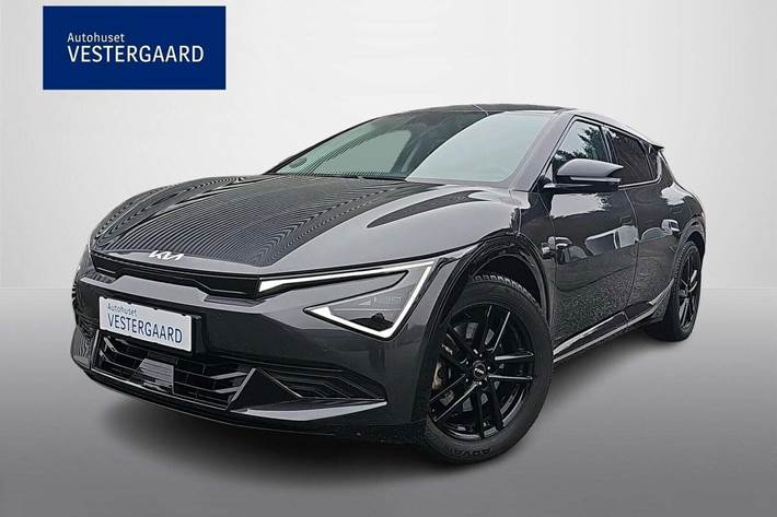 Grå Kia EV6 fra 2025 set udefra