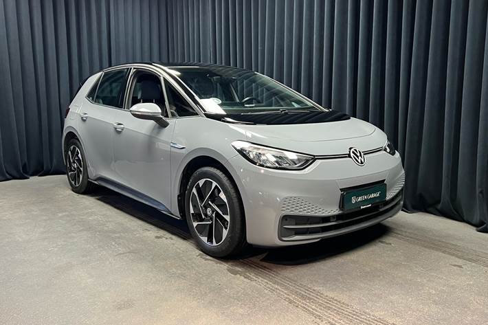 Grå VW ID.3 fra 2022 set udefra