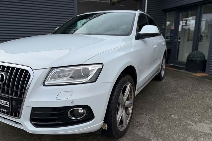 Hvid Audi Q5 fra 2014