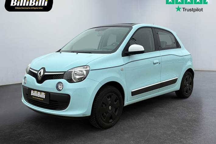 Blå Renault Twingo fra 2016 set udefra